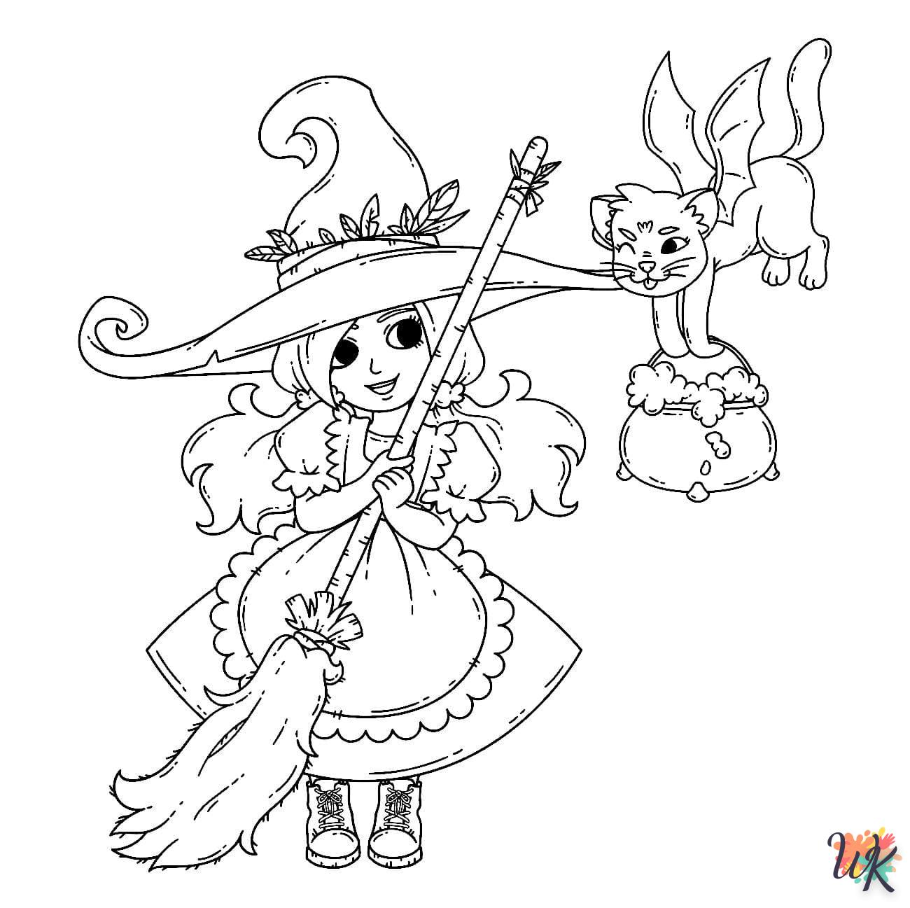 Strega 75 Disegni da Colorare Strega 73
